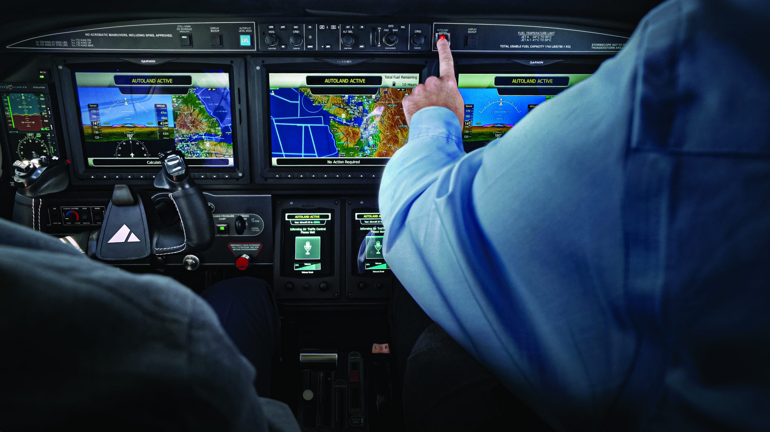 First Garmin Autoland Equipped Aircraft to Receive Type Certification
