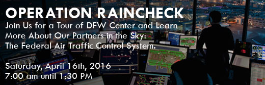 Cutter Texas Piper Sales - Operation Raincheck Tour of DFW TRACON and DFW Tower